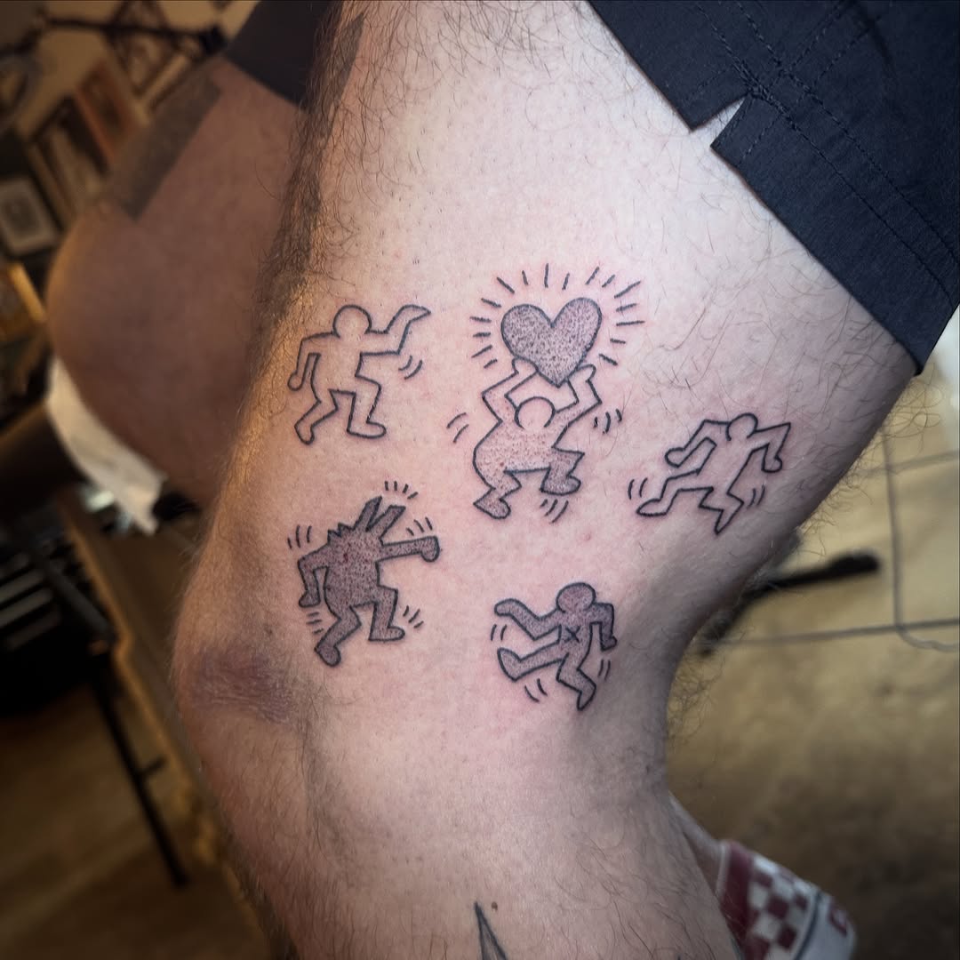 Tattoo by @luisamarigold — illustrative, blackwork