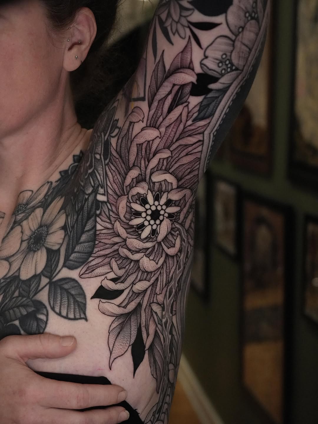 Tattoo by @thiefhands — black_and_grey, realism