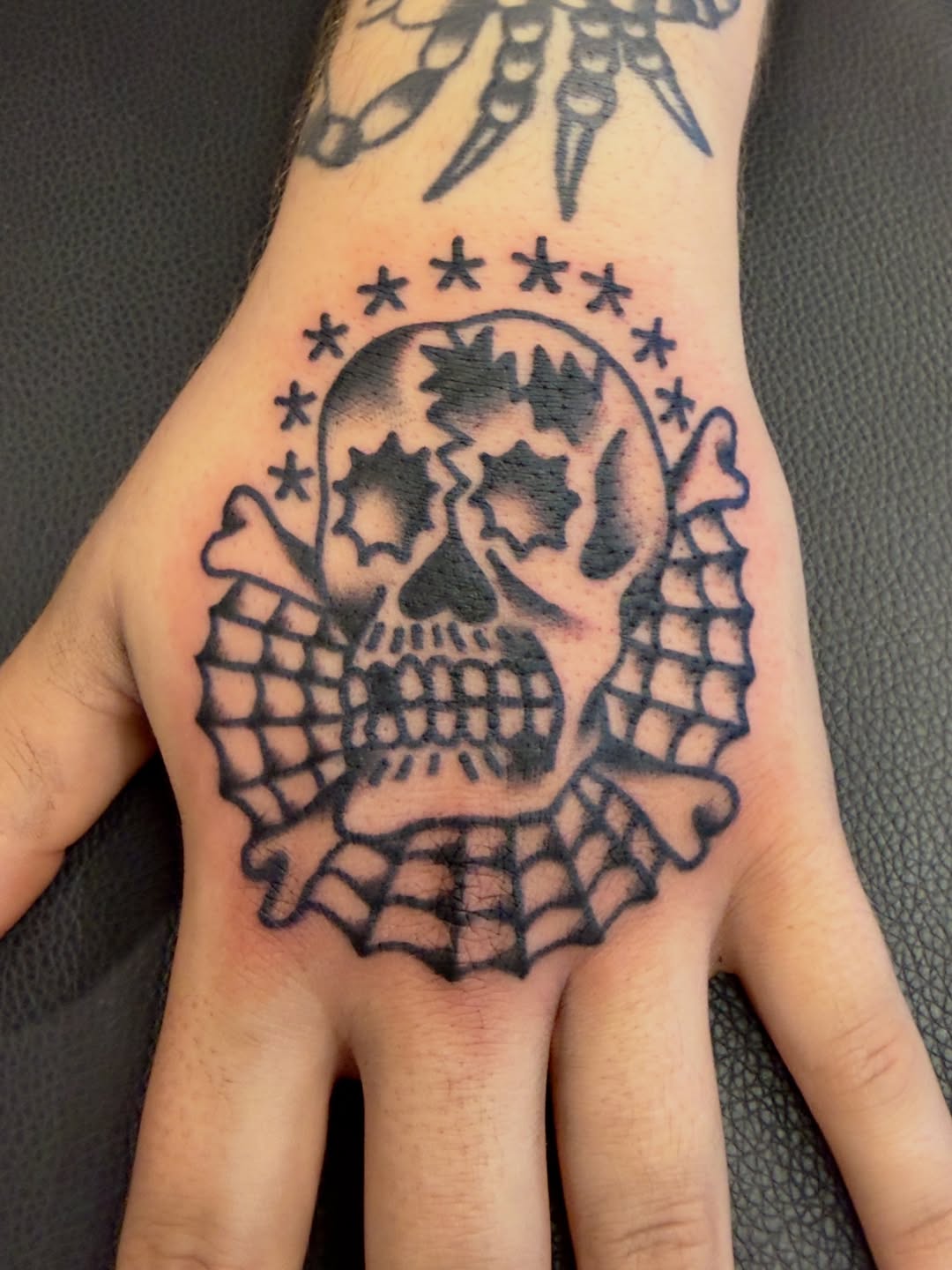 Tattoo by @theehandovchance — american_traditional, blackwork