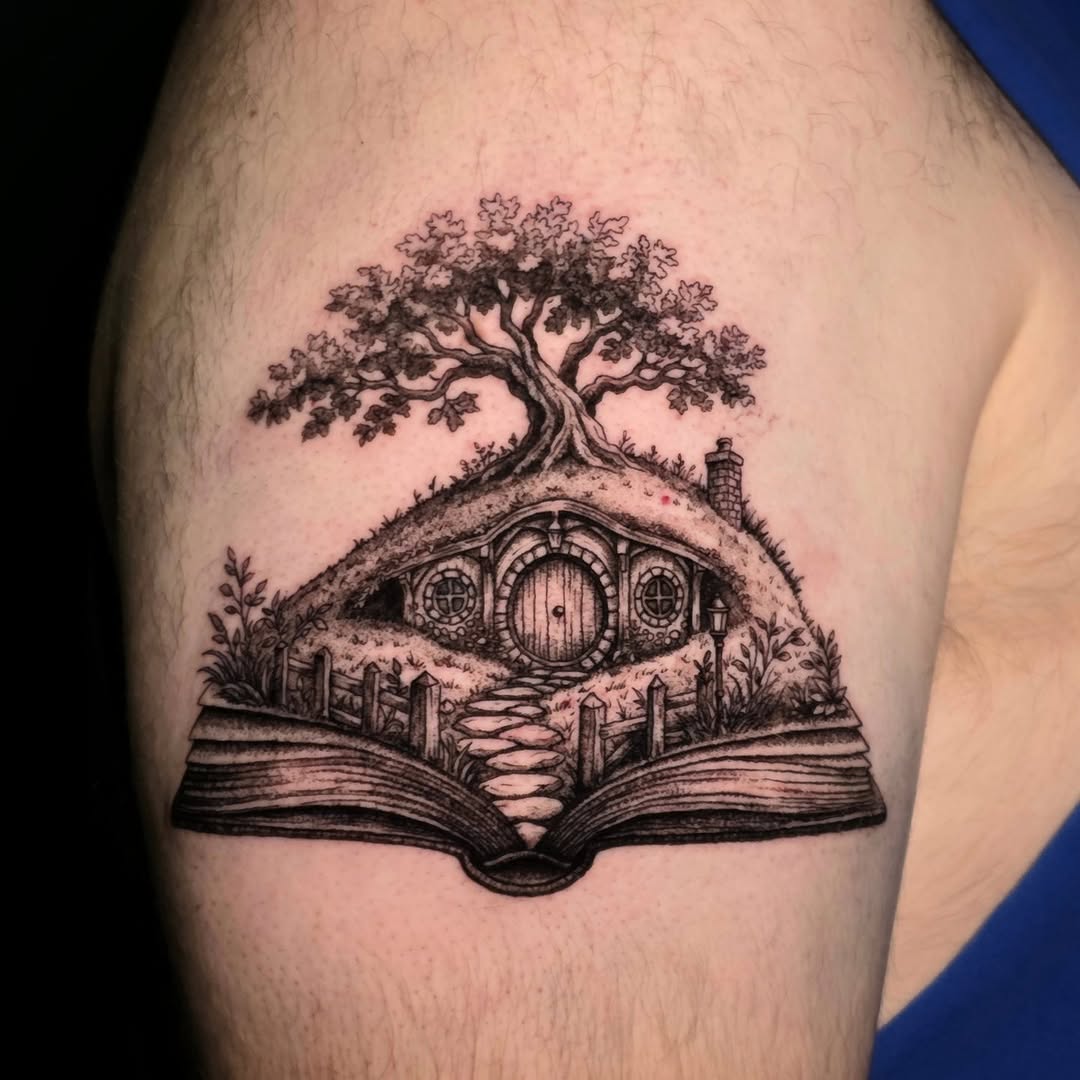 Tattoo by @dehoyosink — illustrative, black_and_grey