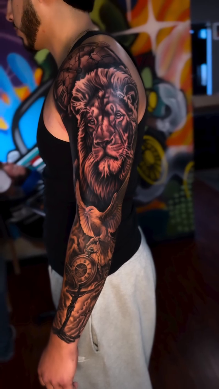 Tattoo by @gage.tattoo — realism, black_and_grey