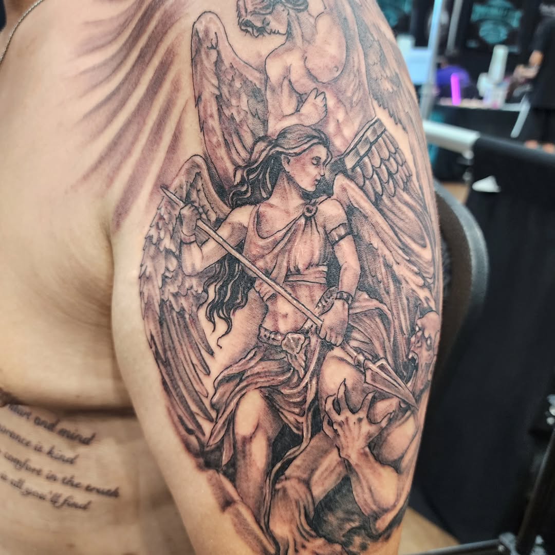 Tattoo by @j.garcia_tattooz — realism, black_and_grey