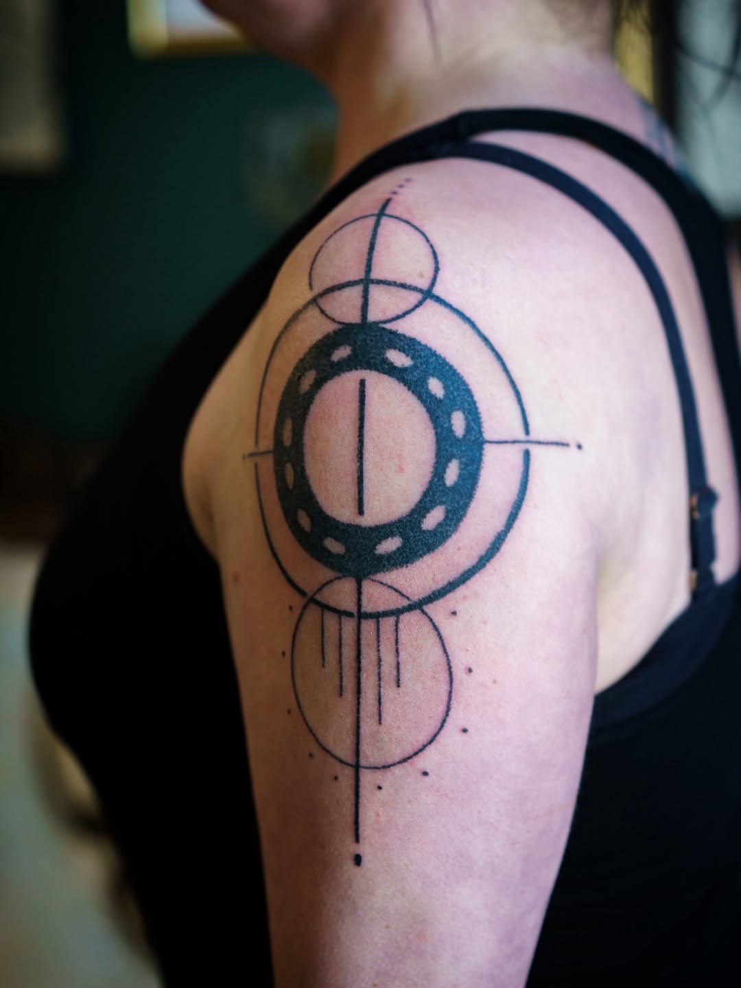Tattoo by @stacytangtattoo — geometric, illustrative