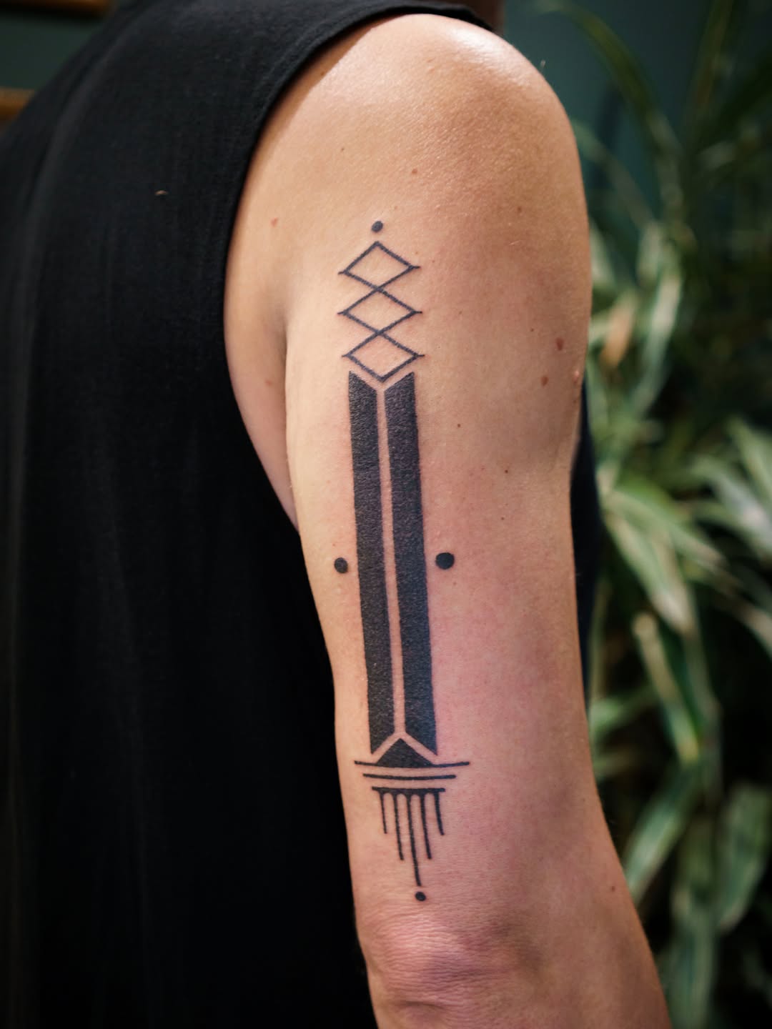 Tattoo by @stacytangtattoo — geometric, minimalist