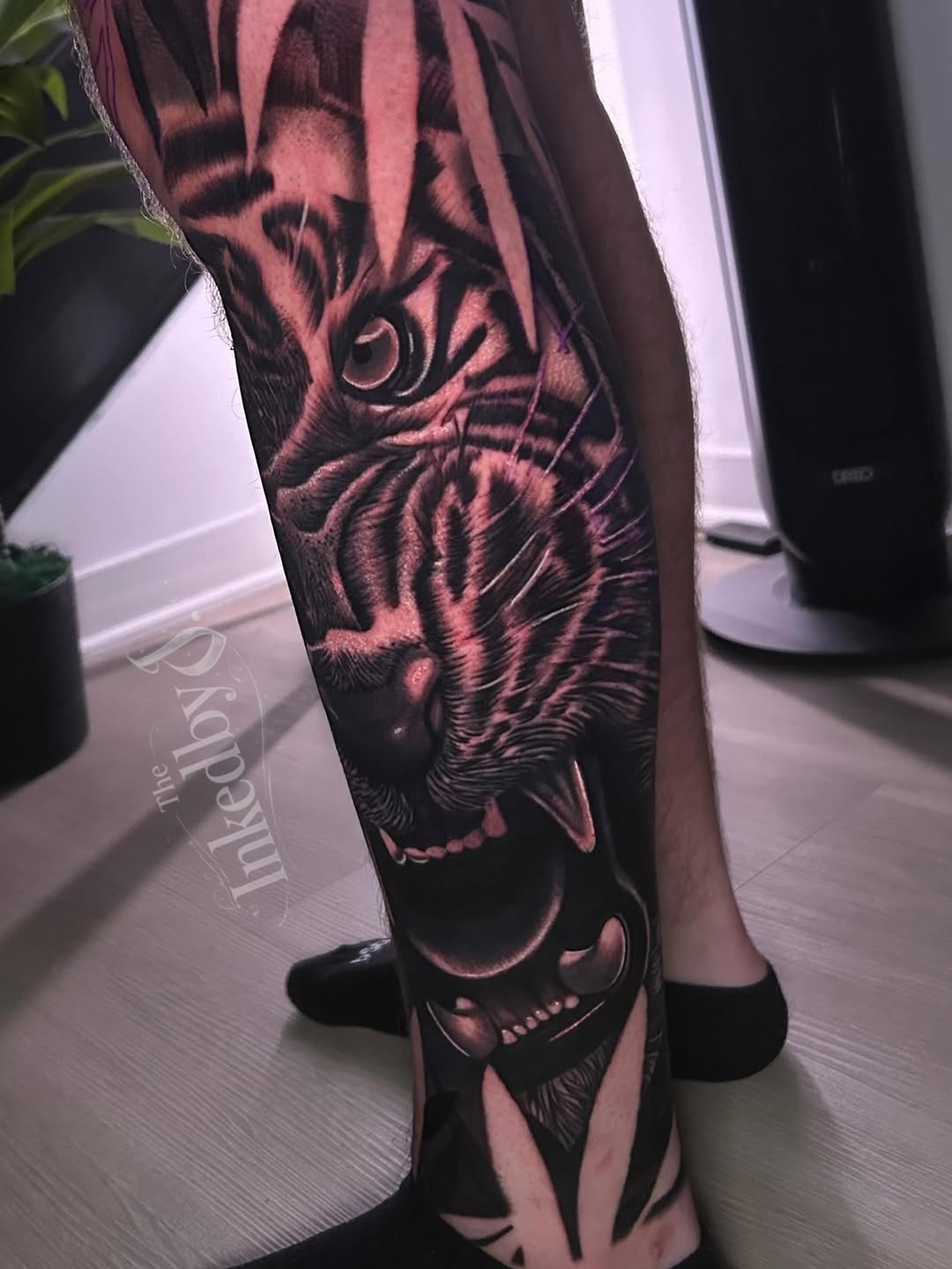 Tattoo by @theinkedbyj โ realism, black_and_grey