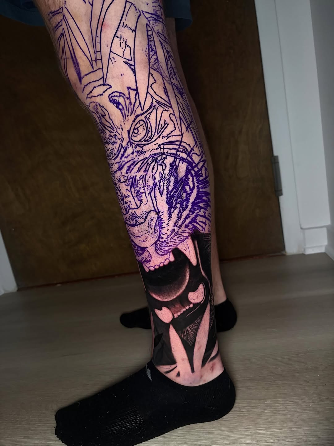 Tattoo by @theinkedbyj โ blackwork