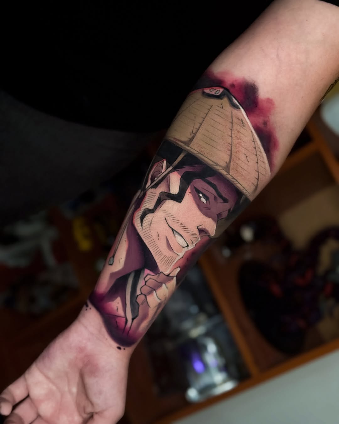 Tattoo by @skeleto.regnare β anime