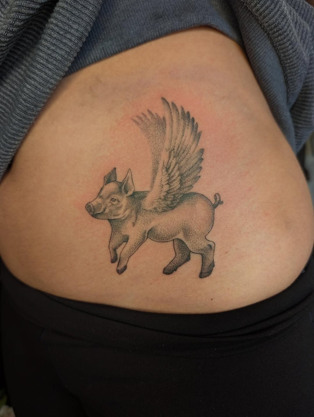 Tattoo by @sweetnothingsink — black_and_grey
