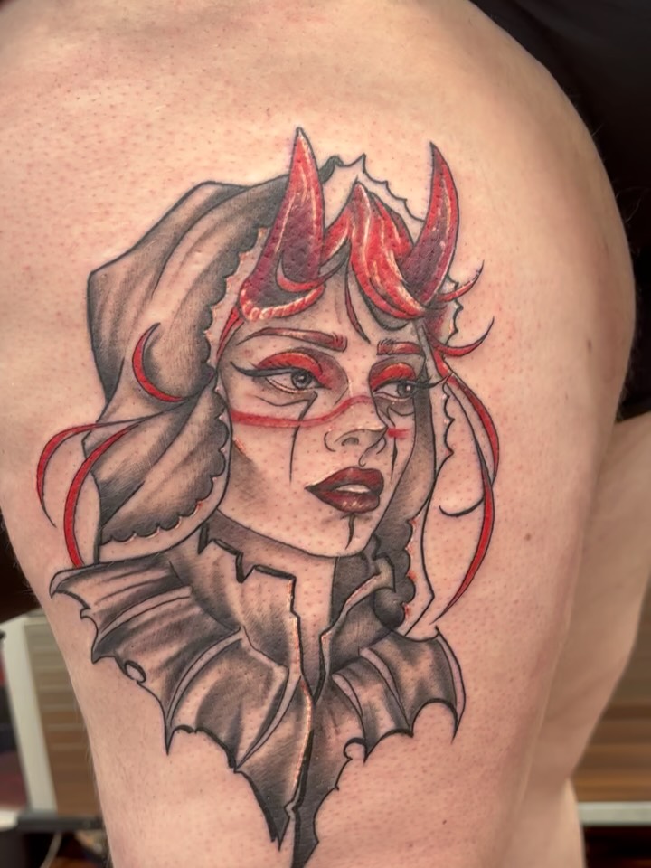 Tattoo by @shearnenator — illustrative, neo_traditional
