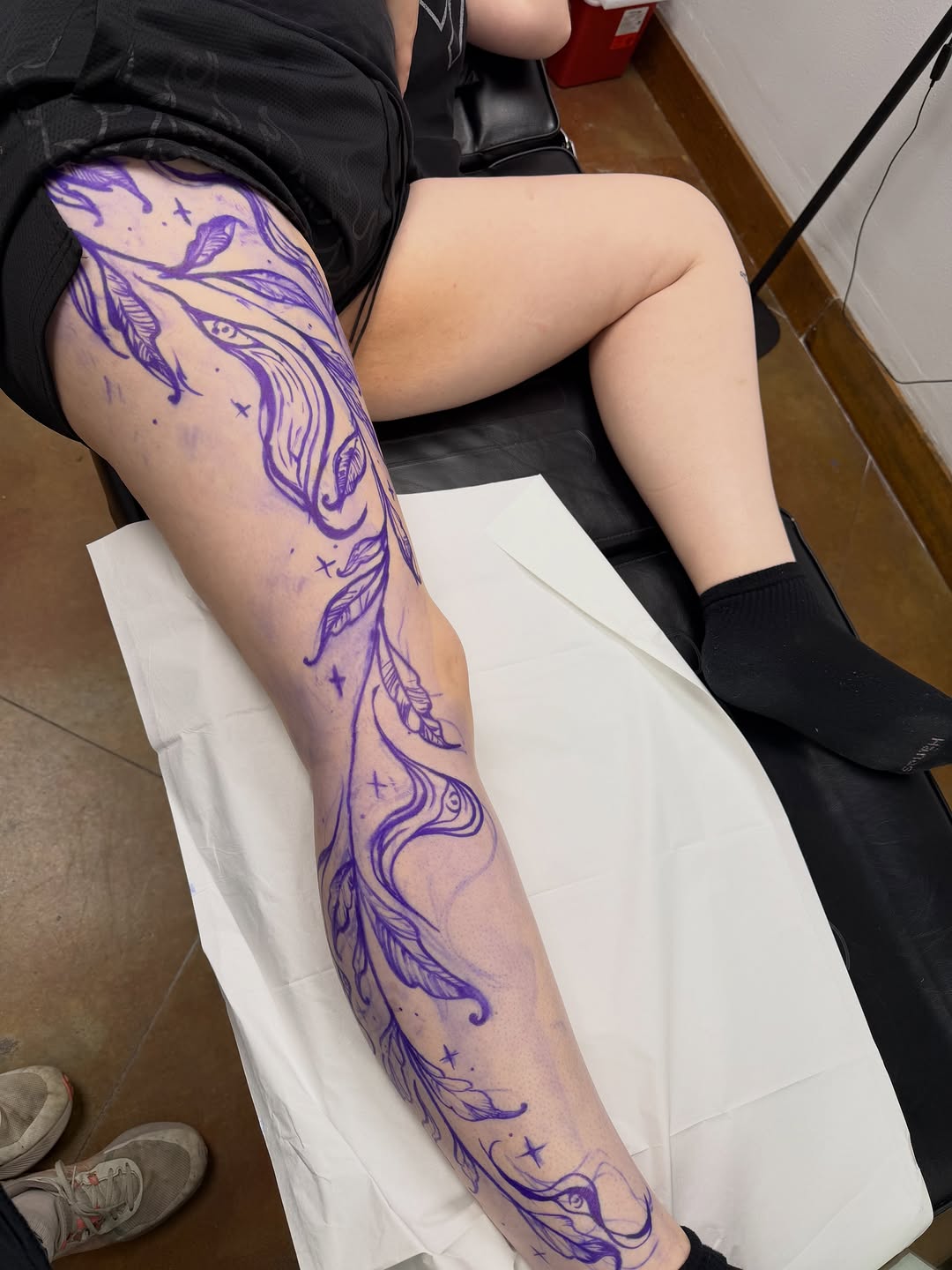 Tattoo by @hexhalle — illustrative, fine_line
