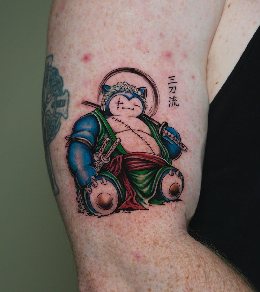 Tattoo by @naveiei — new_school, anime