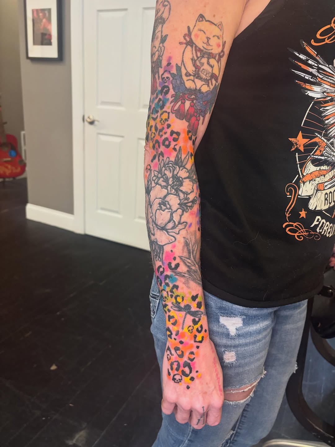 Tattoo by @aubri_aunna_ink — watercolor