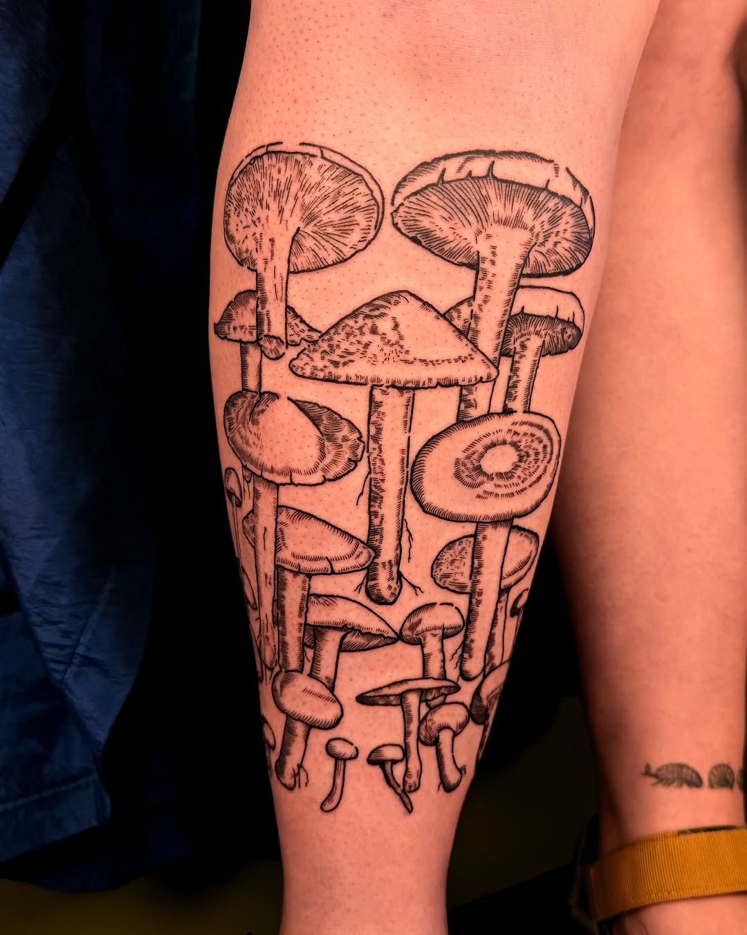 Tattoo by @faunawitchtattoo — illustrative, black_and_grey