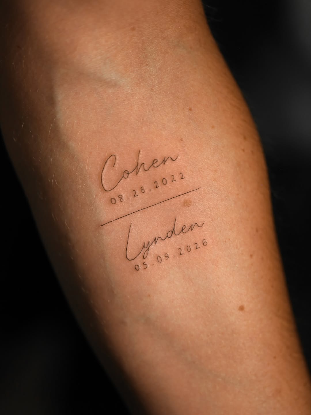 Tattoo by @ignis.tattoo.studio.kitchener โ fine_line, lettering_script