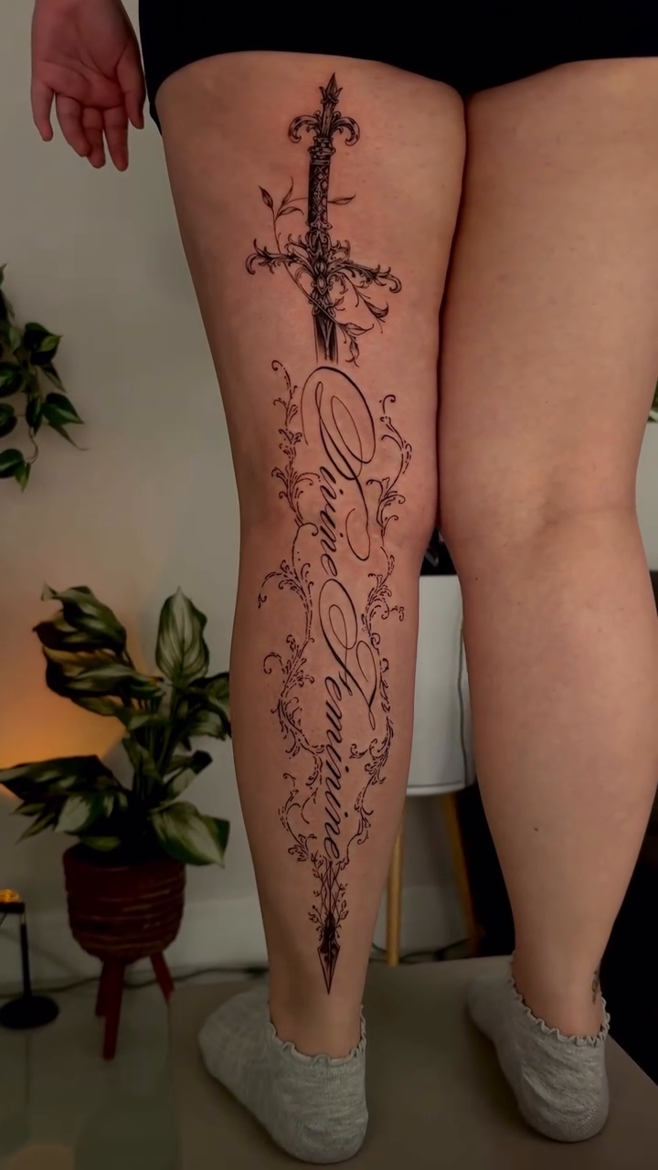 Tattoo by @chelaarte — lettering_script