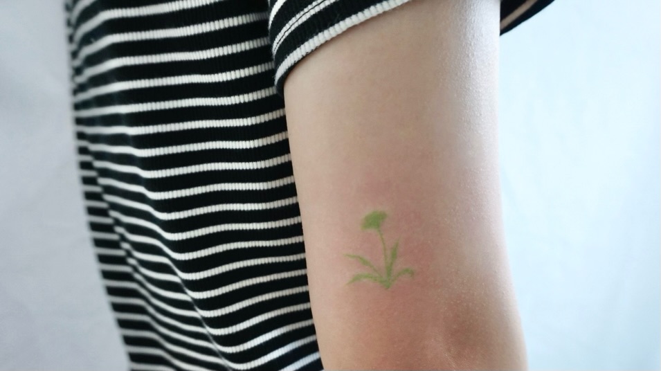 Tattoo by @grnplumr — minimalist