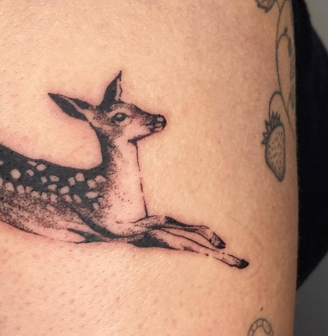 Tattoo by @lemon.inkade — realism, black_and_grey