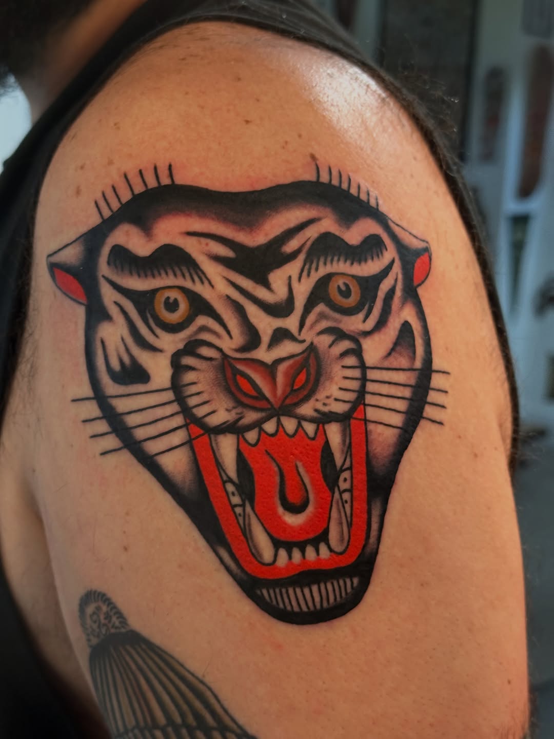 Tattoo by @lingerfeldtx — american_traditional, illustrative