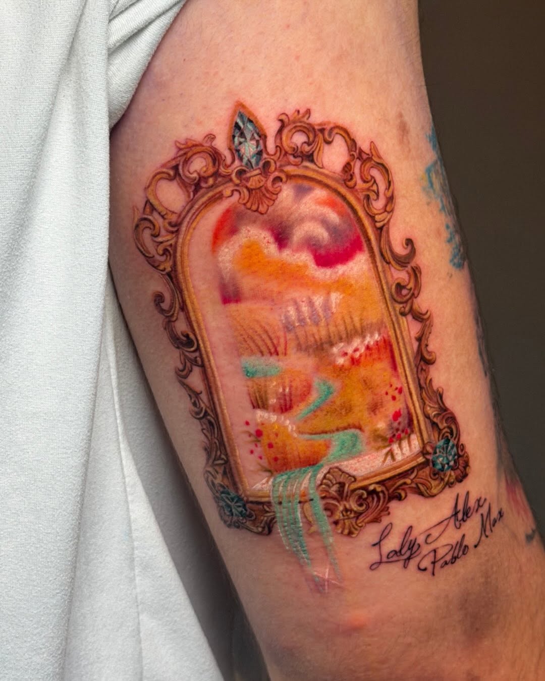 Tattoo by @ajtatt0 — surrealism, trash_polka