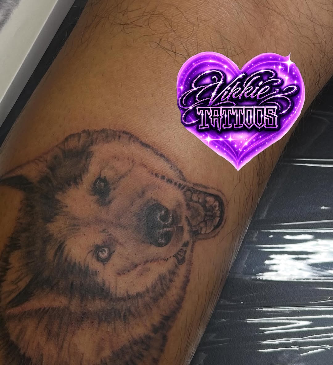 Tattoo by @vikkietattoos — realism, black_and_grey
