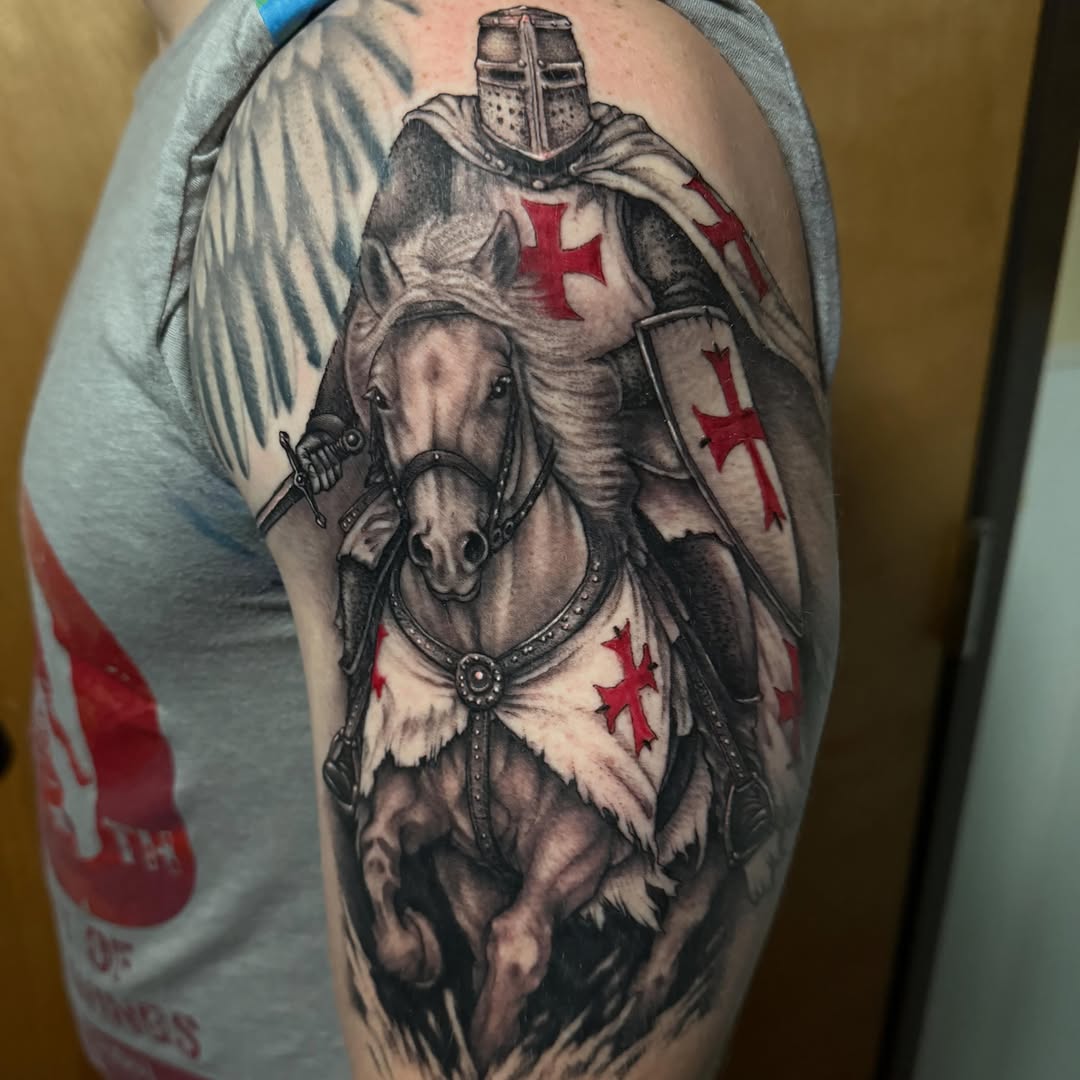 Tattoo by @bobsimmonstattoo — realism, black_and_grey