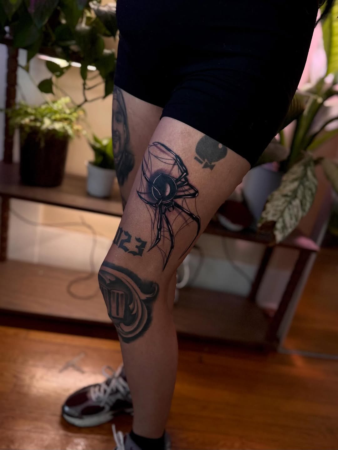 Tattoo by @angietatts — black_and_grey