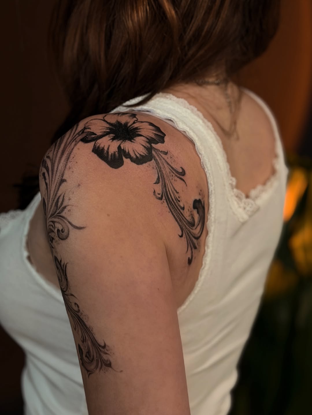 Tattoo by @melvious._.tats β black_and_grey, ornamental