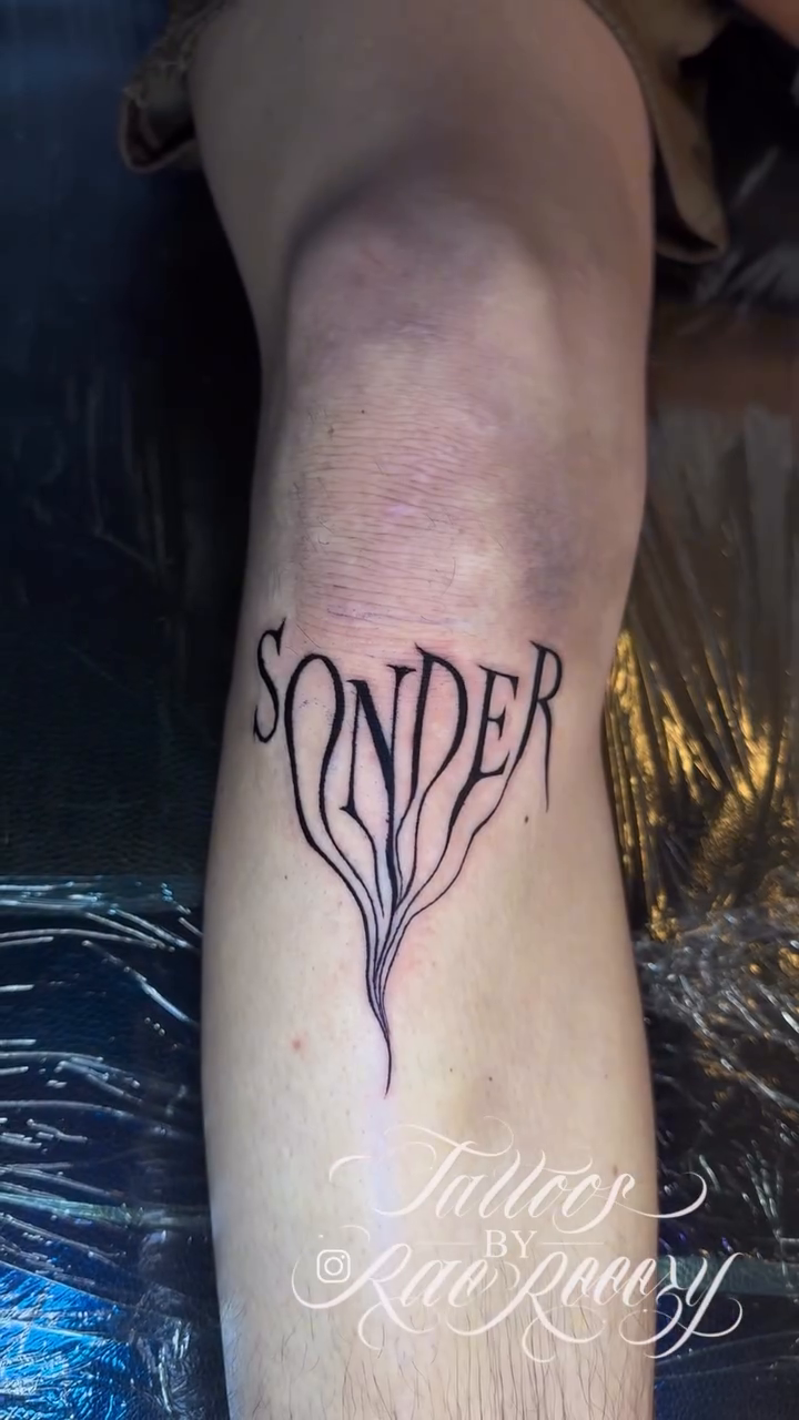 Tattoo by @raereeezy — lettering_script