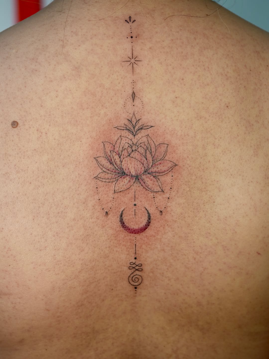 Tattoo by @xiu.tattoos — fine_line, dotwork