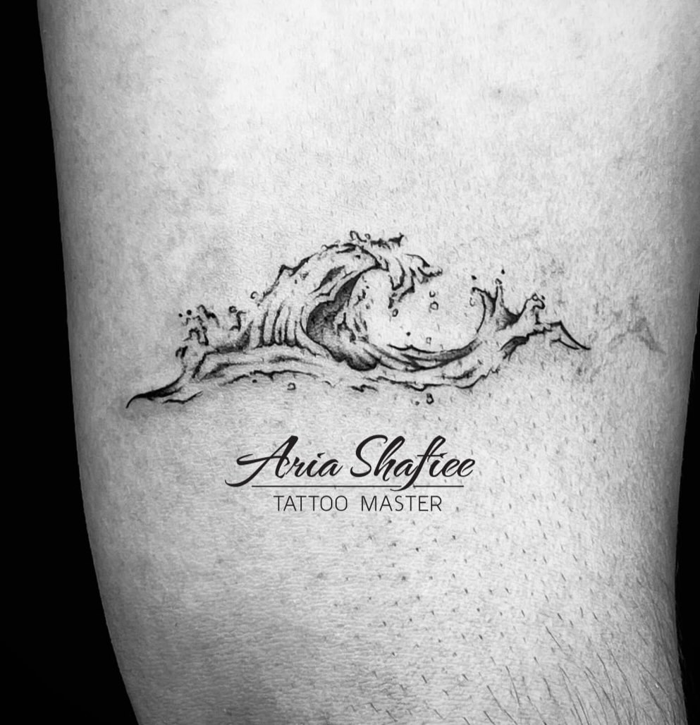 Tattoo by @ariu_tattoo — black_and_grey