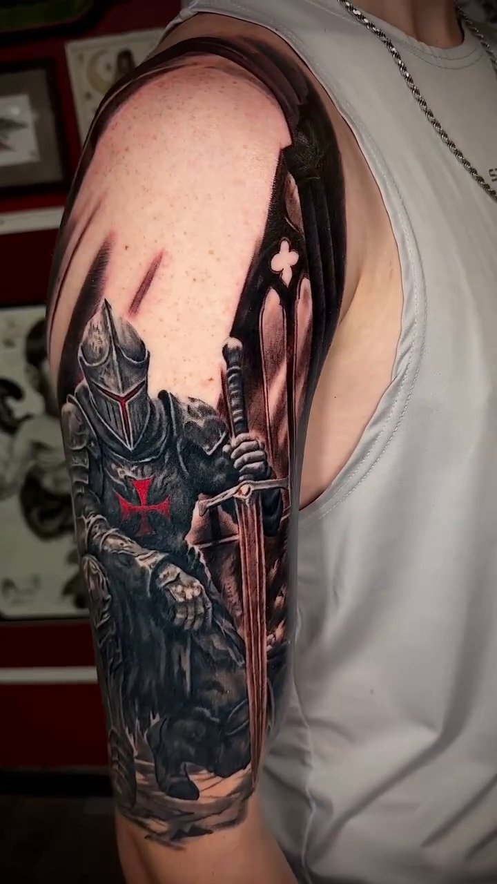 Tattoo by @artbycalib — dark_realism, black_and_grey
