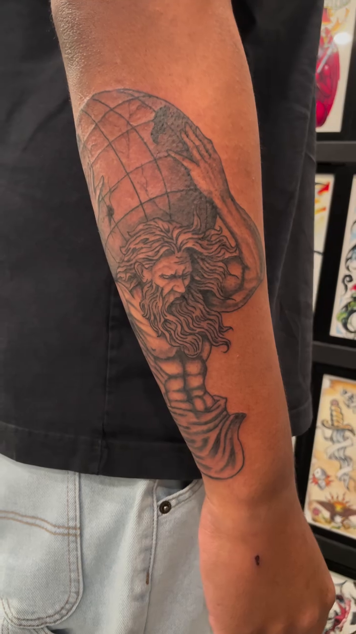 Tattoo by @gregdehoot — black_and_grey, realism