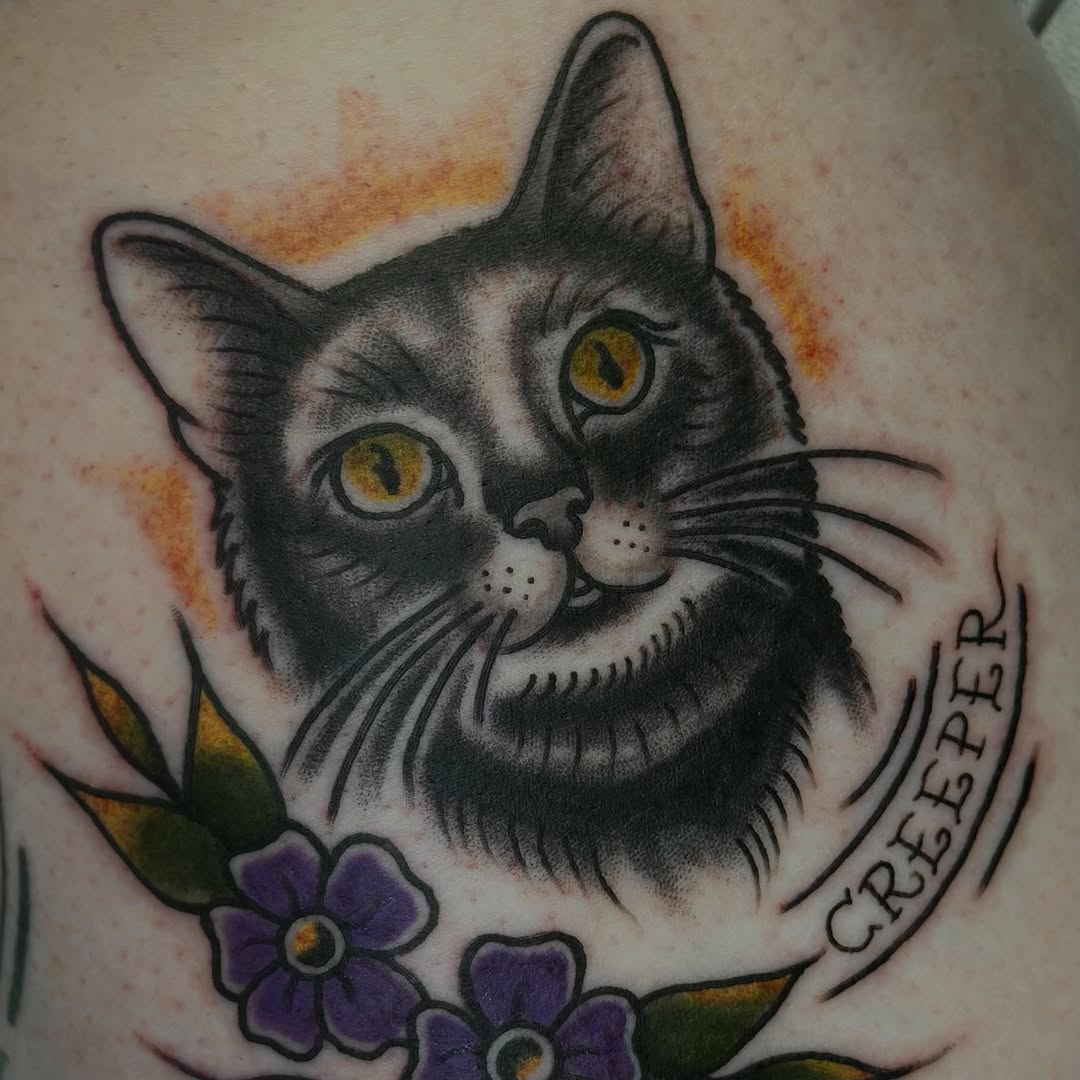 Tattoo by @weepingolive — american_traditional, illustrative