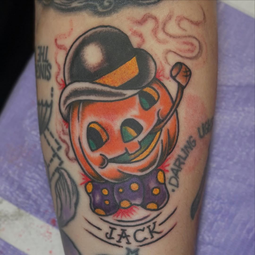 Tattoo by @weepingolive — american_traditional, illustrative