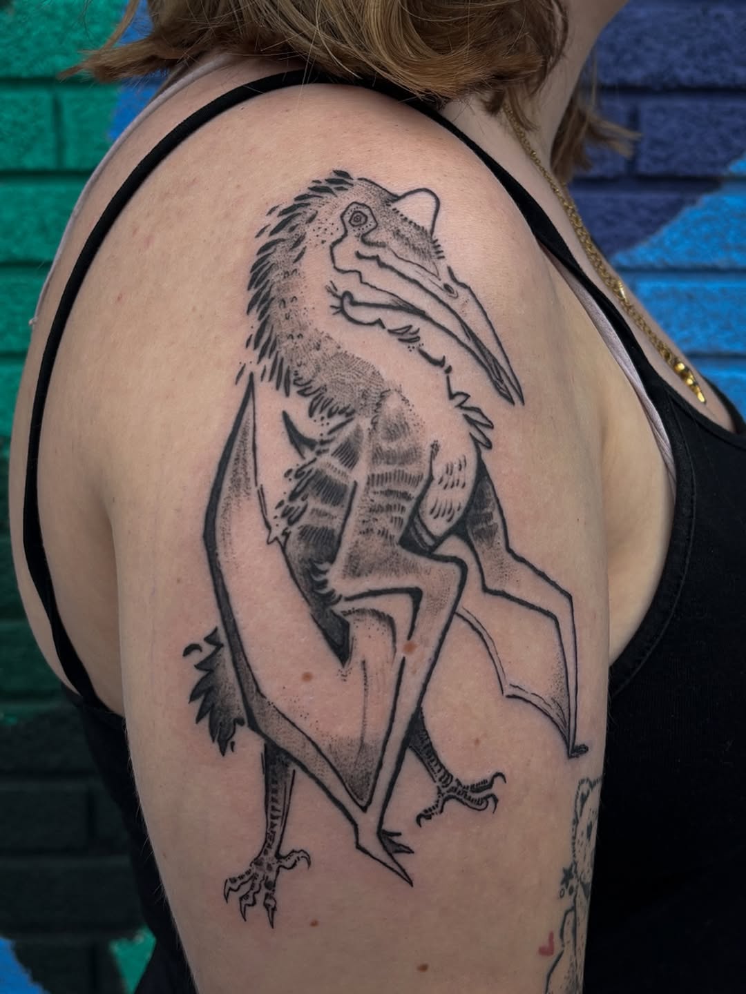 Tattoo by @smellsrotten โ black_and_grey, illustrative
