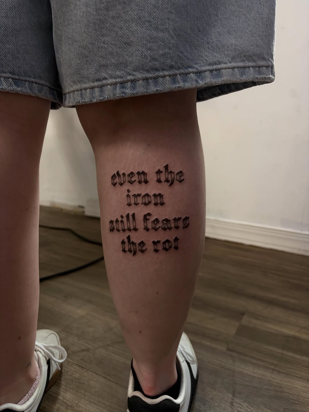 Tattoo by @breannatattoos — lettering_script