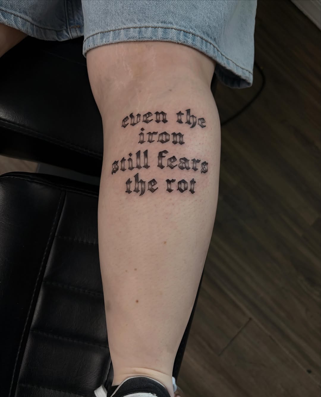 Tattoo by @breannatattoos — lettering_script