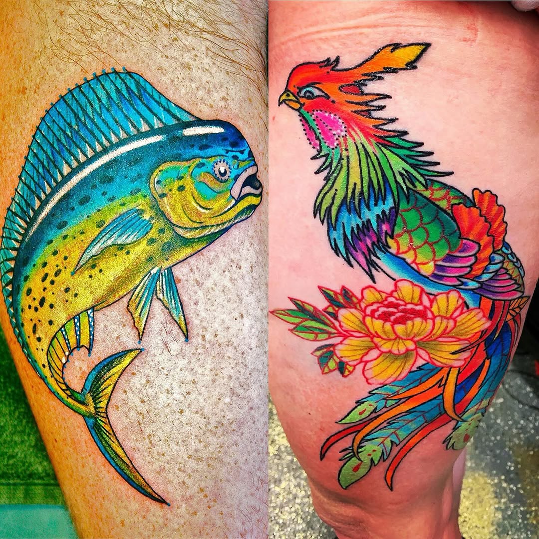 Tattoo by @kaptainbubbles — new_school