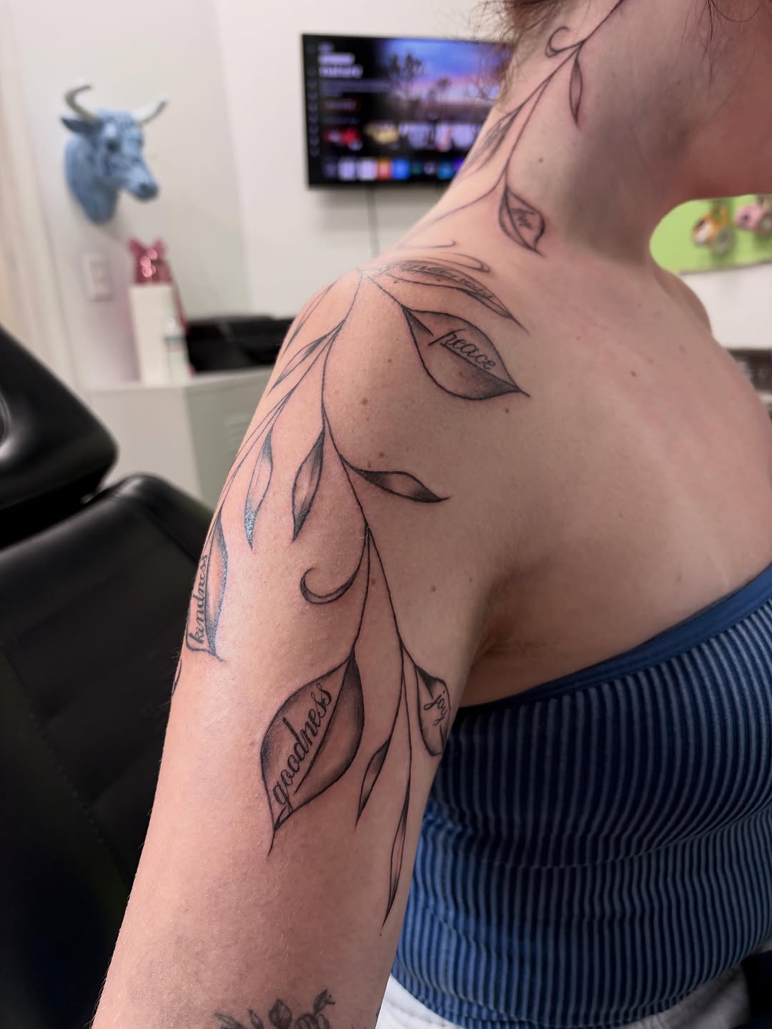 Tattoo by @breannatattoos — fine_line, lettering_script