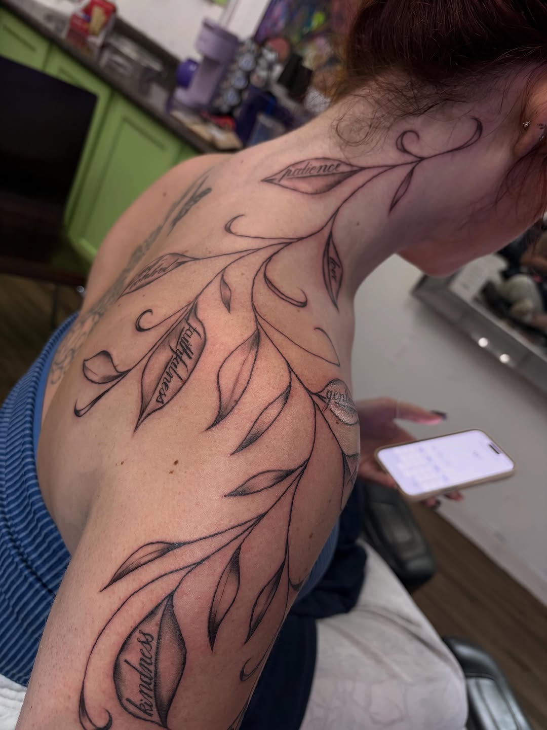 Tattoo by @breannatattoos — fine_line, lettering_script