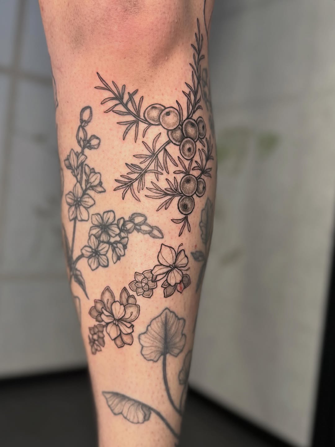 Tattoo by @noelle_adrienne — fine_line, black_and_grey