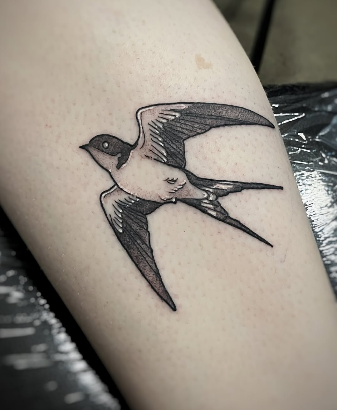 Tattoo by @joyinsorrowtattoo — black_and_grey, fine_line