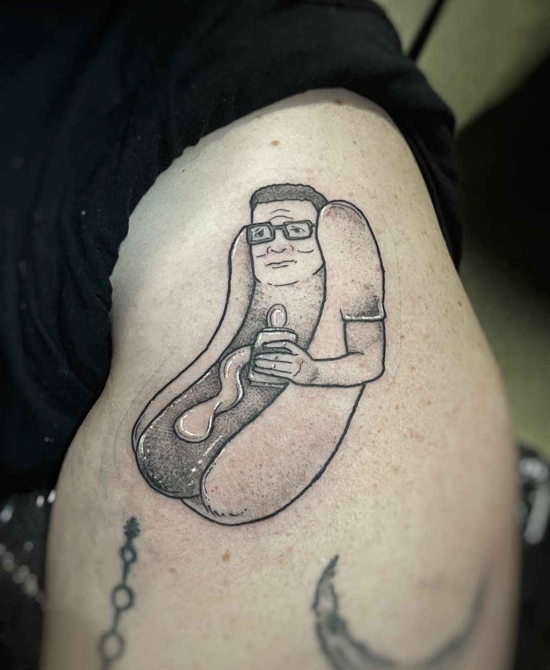 Tattoo by @joyinsorrowtattoo — black_and_grey, realism