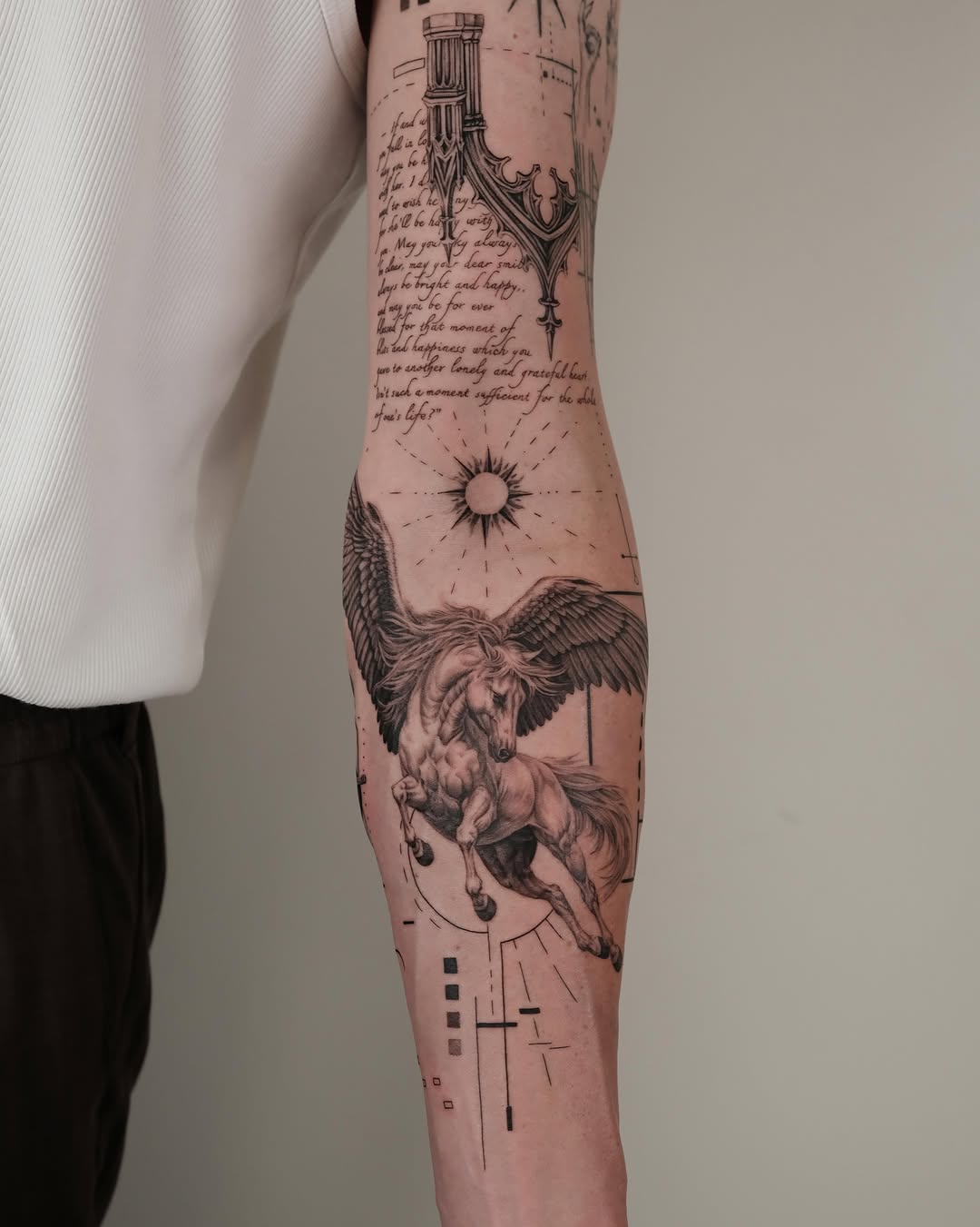 Tattoo by @zaytattoos — black_and_grey, illustrative