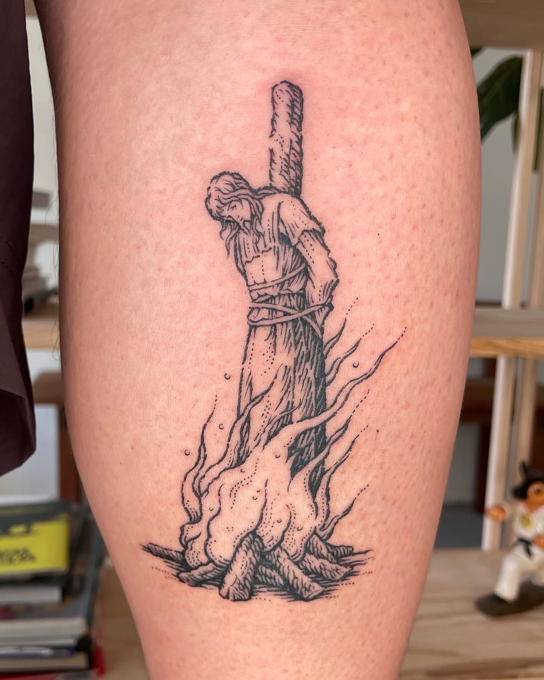 Tattoo by @5.5volt_tattoo — blackwork