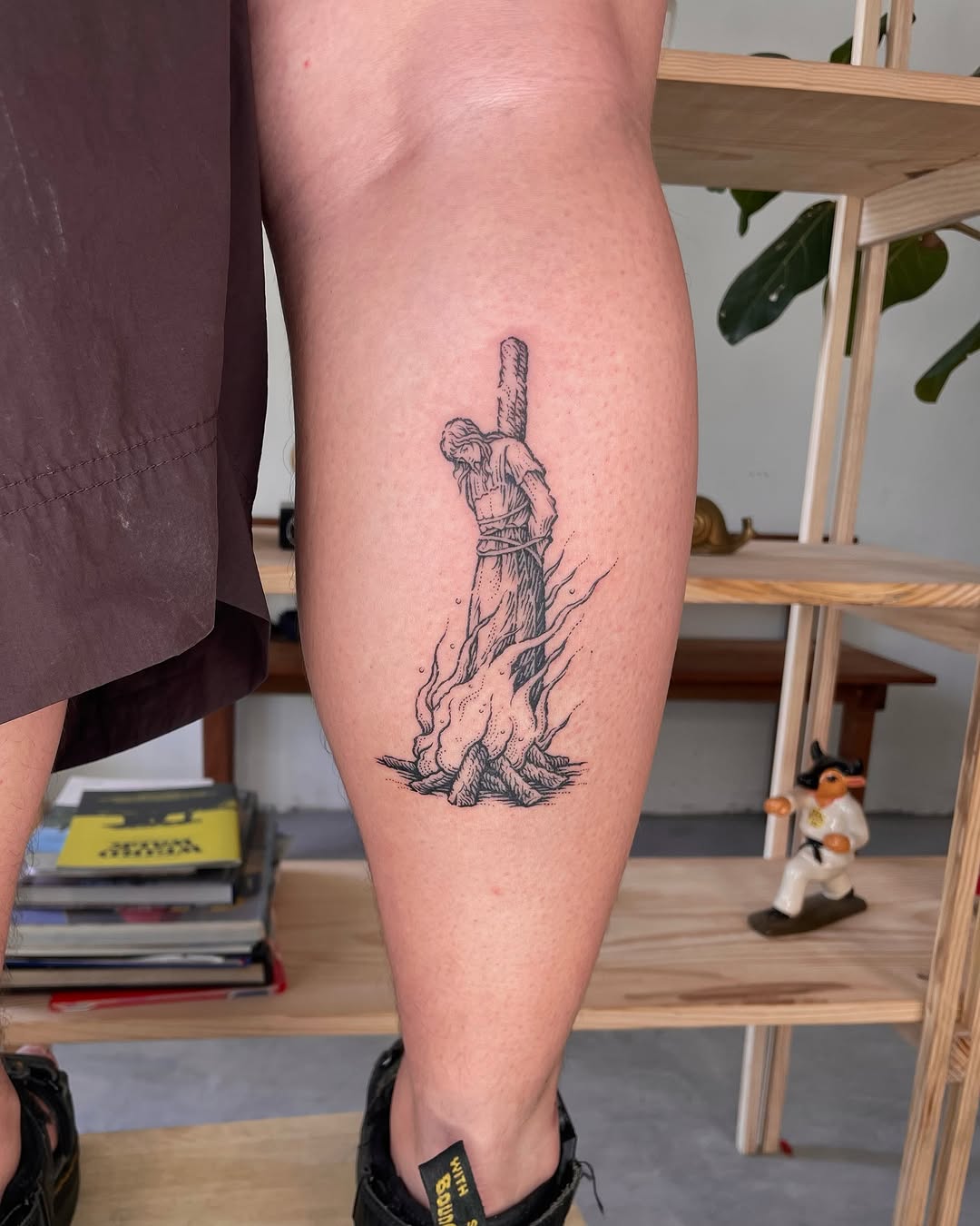 Tattoo by @5.5volt_tattoo — blackwork
