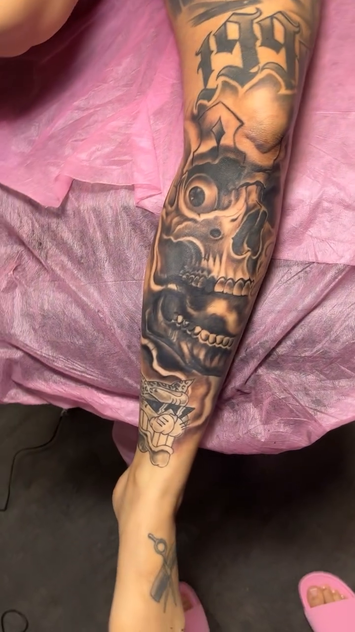 Tattoo by @tattoos_by_yulia — black_and_grey, realism
