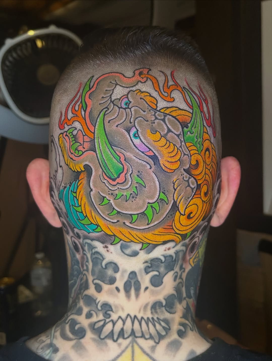 Tattoo by @timderosetattoos — japanese_irezumi, black_and_grey
