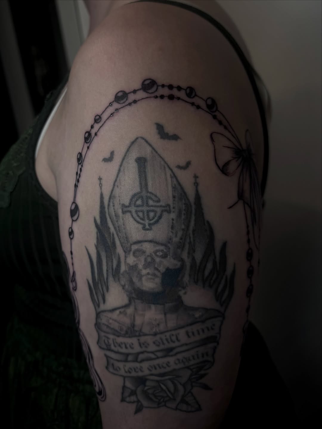 Tattoo by @devonlanetattoo — black_and_grey