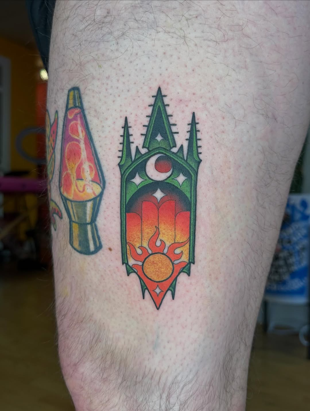 Tattoo by @mandyfostertattoos — illustrative, geometric